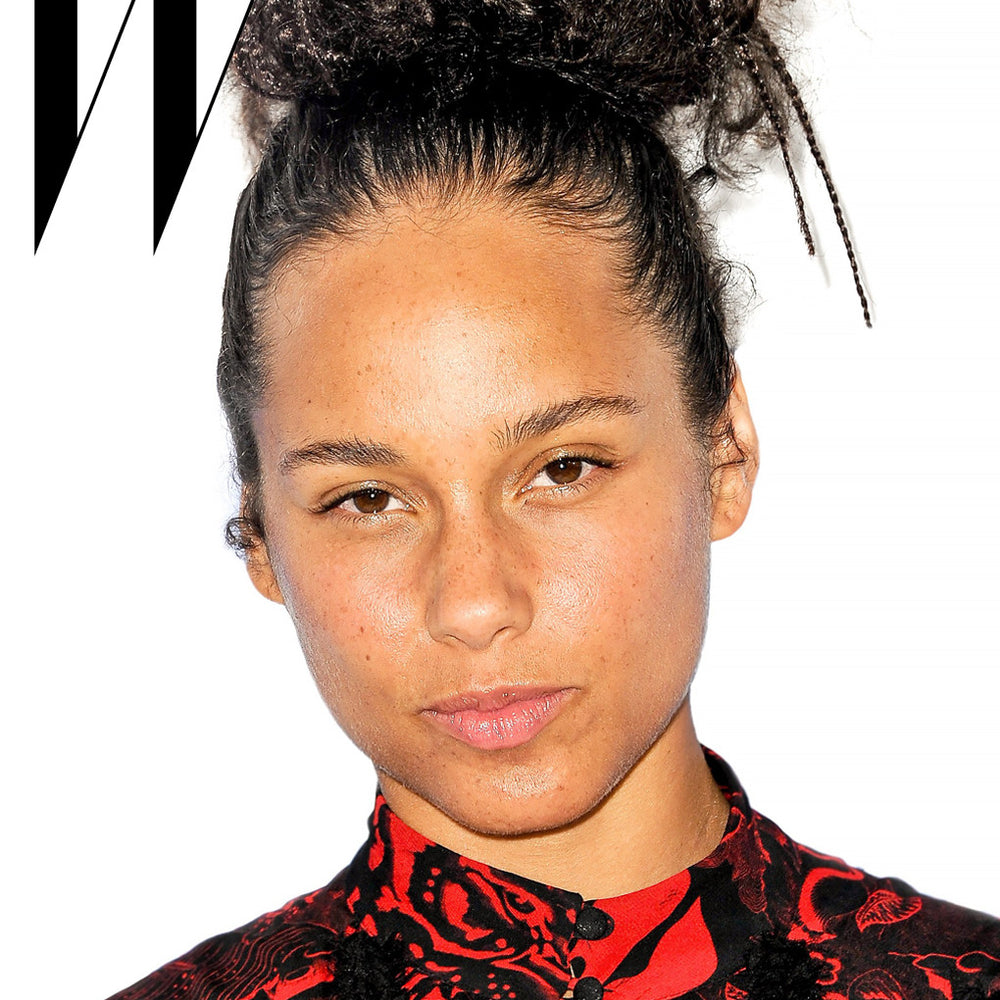 Alicia Keys' No Makeup Look and Glowing Complexion using MV Organic Skincare