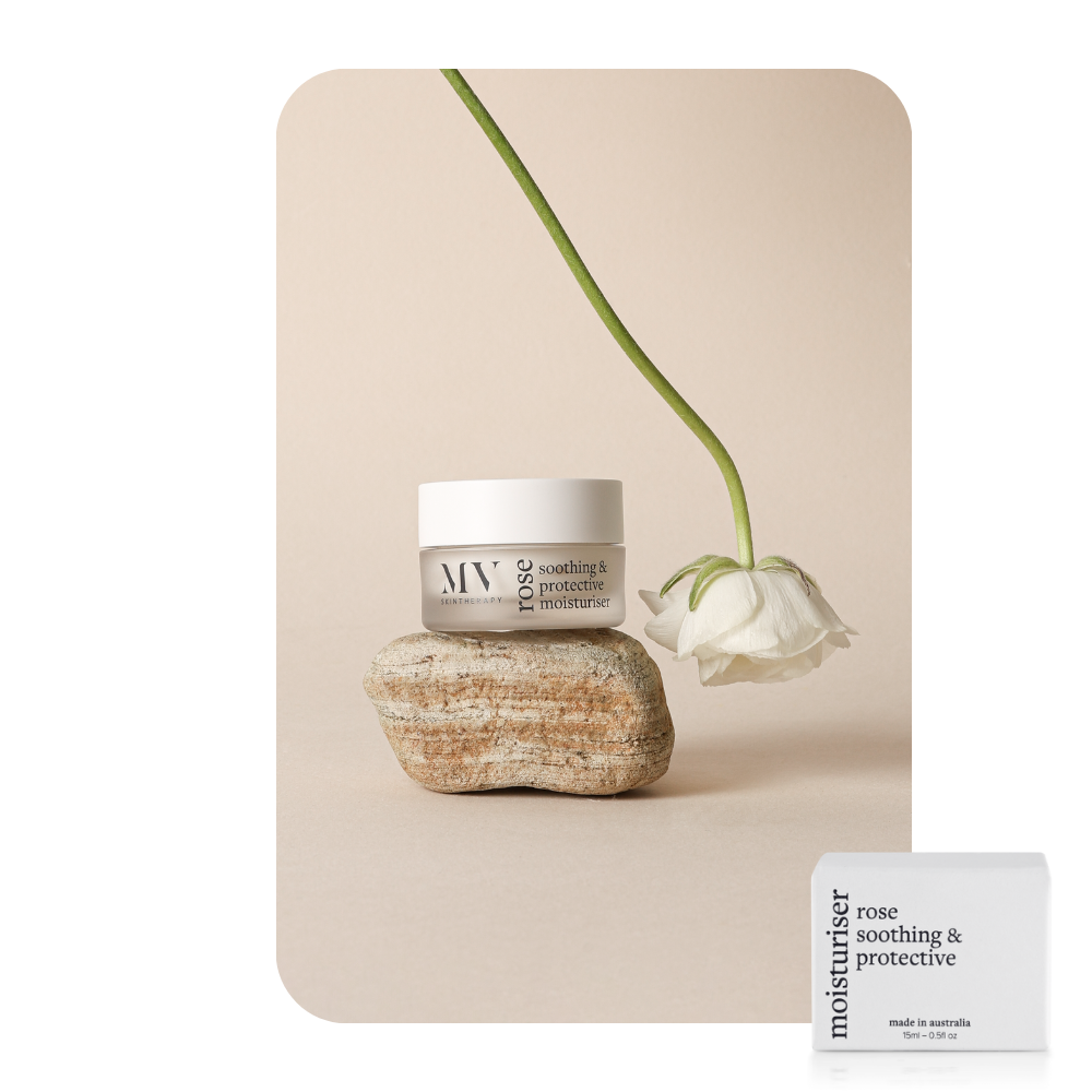
                  
                    Rose Soothing & Protective Moisturiser
                  
                